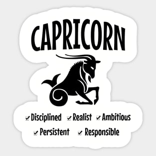 Capricorn Sticker